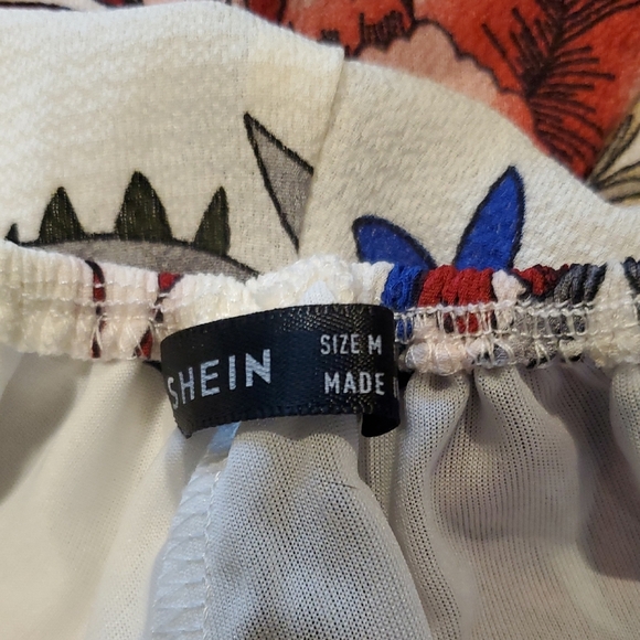 SHEIN White Floral Lace Jumpsuit - Picture 9 of 9